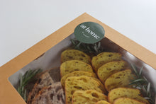 Load image into Gallery viewer, Volare bread selection with confit garlic and herb butter