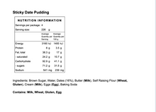 Load image into Gallery viewer, Sticky date pudding (frozen)