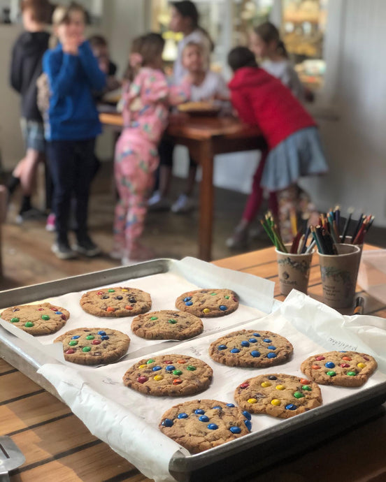 PKC Giant M&M cookie making and Arts and Crafts | Monday 22nd April
