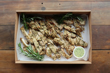 Load image into Gallery viewer, Herby lemon roasted chicken thigh with dreamy herb dressing