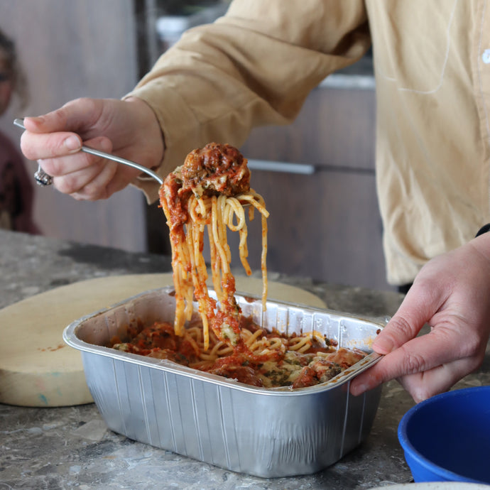 Beef and aged cheddar meatballs (frozen)