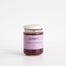 Load image into Gallery viewer, Punnet's Strawberry and Heilala vanilla bean jam