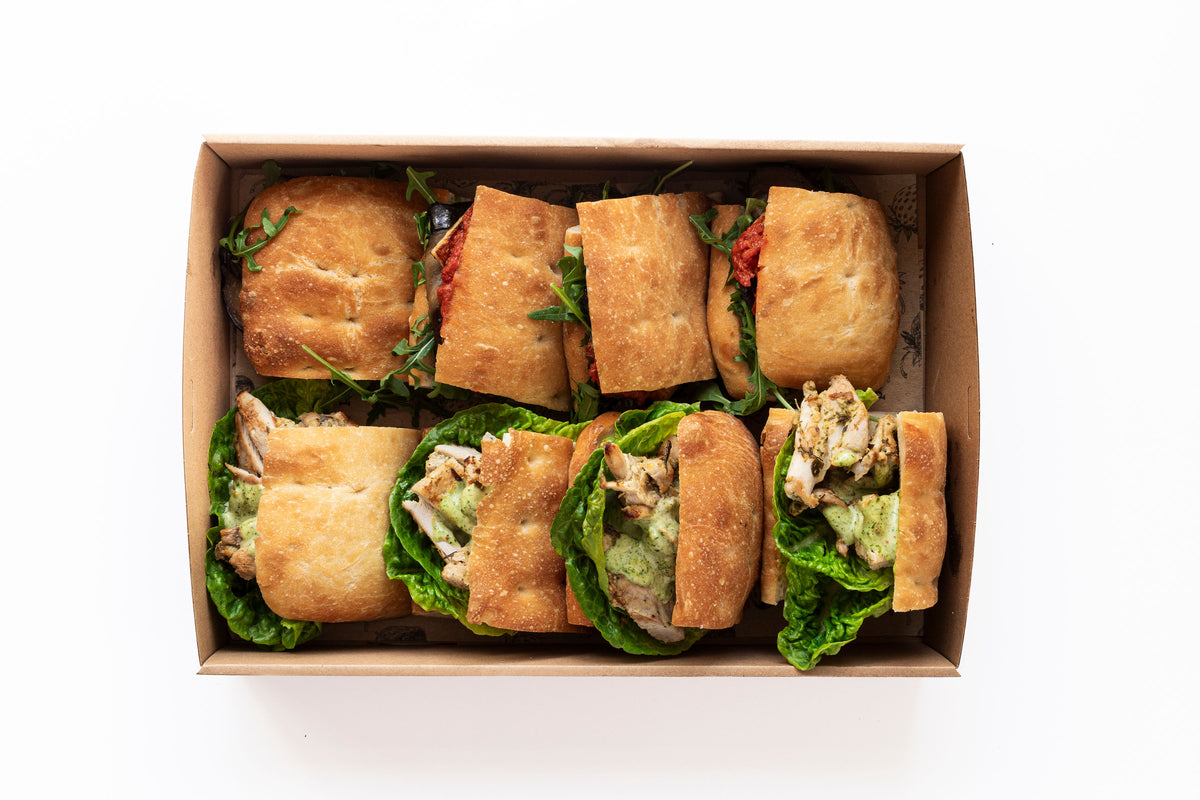 Sandwich Box 8 pieces – Punnet Eatery