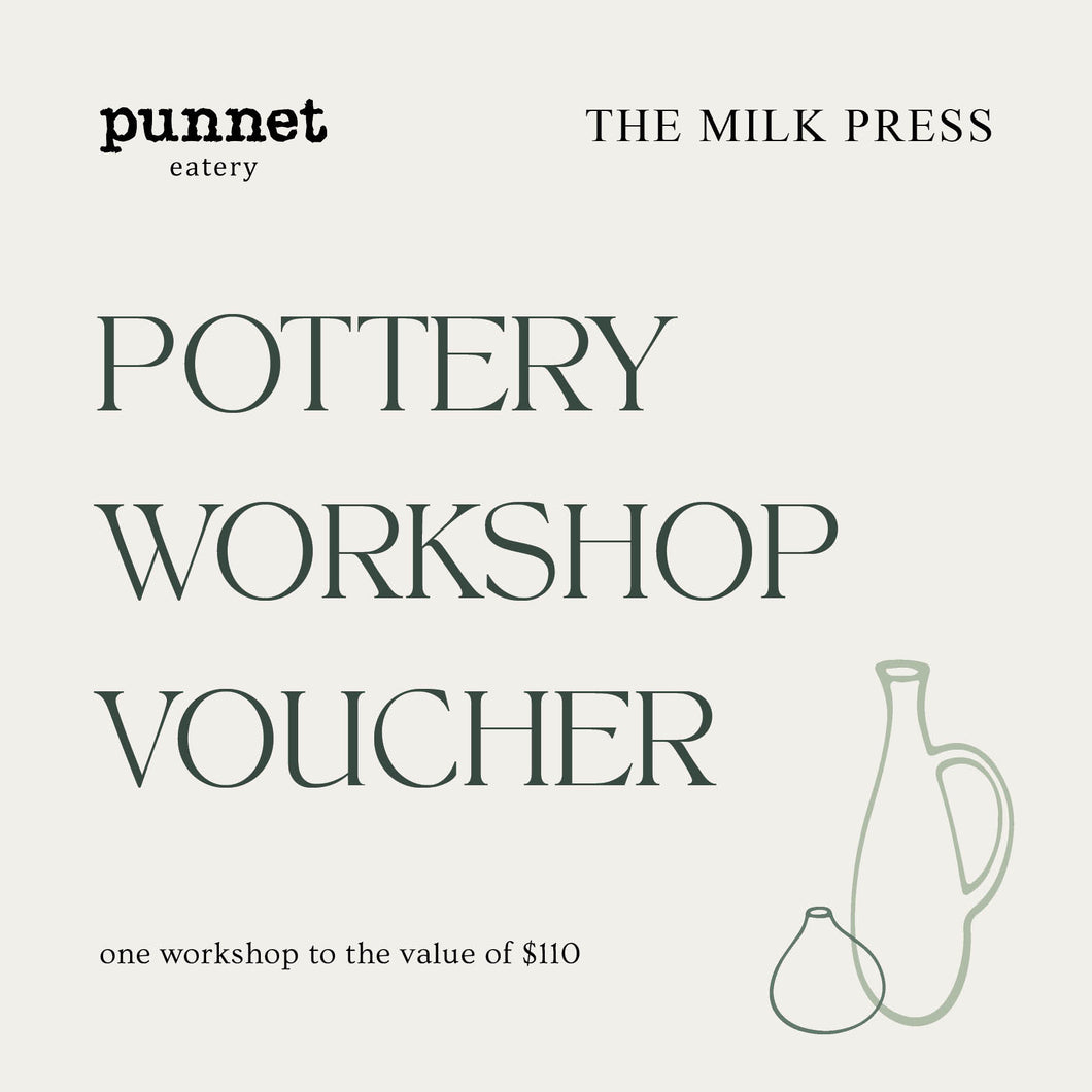 Pottery Workshop - Gift Voucher