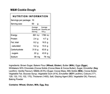 Load image into Gallery viewer, M&amp;M Cookie dough (raw to cook at home, NF)