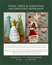 Load image into Gallery viewer, Spiral Christmas Trees and Decorations Workshop | Tuesday 17th November