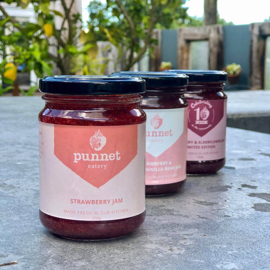 Punnet's strawberry jam